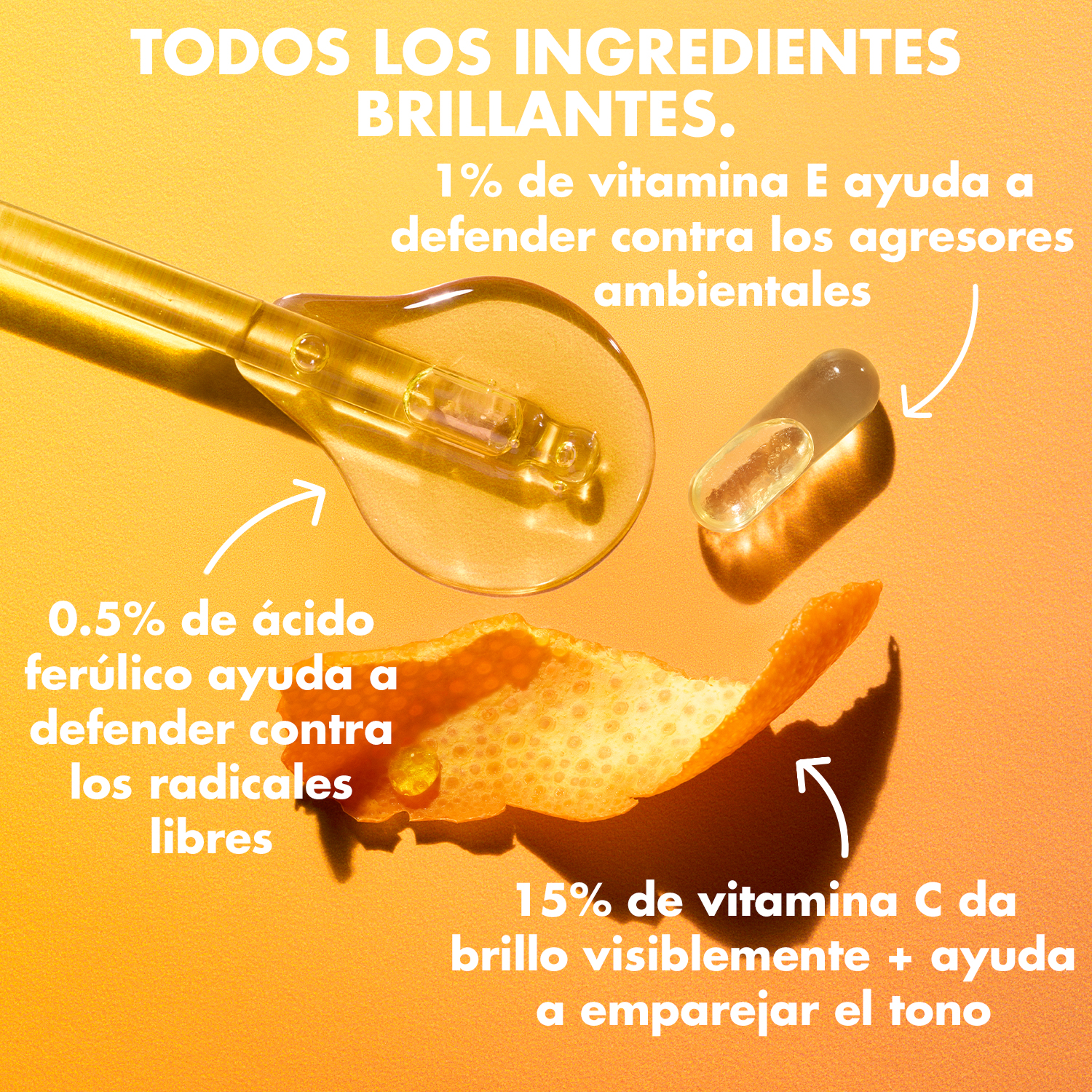 E.L.F. SKIN BRIGHT ICON VITAMIN C + E + FERULIC SERUM (SÉRUM FACIAL ILUMINADOR)
